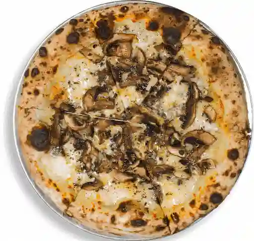 Pizza Portobello y Pecorino