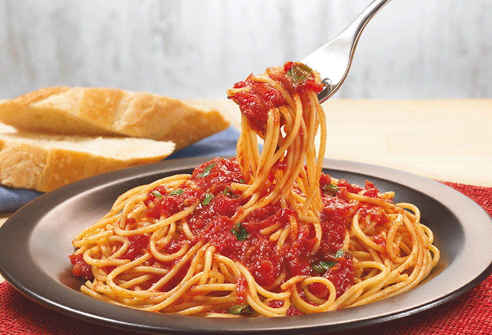 Spaghetti + Salsa