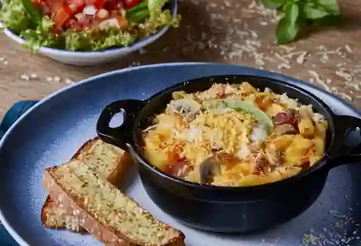 Pasta Gratinado con Pollo
