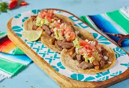 Tacos Carne Asada y Chicharrón