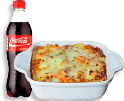 Lasagna Bolognesa + Gaseosa Coca-Cola de 330 ml