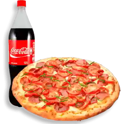 Pizza Para Compartir + CGaseosa Coca-Cola de 1.5 lt