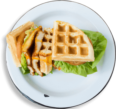 Chicken Waffle Sándwich