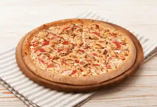 Pizza Familiar Espinaca a la Alfredo Deluxe