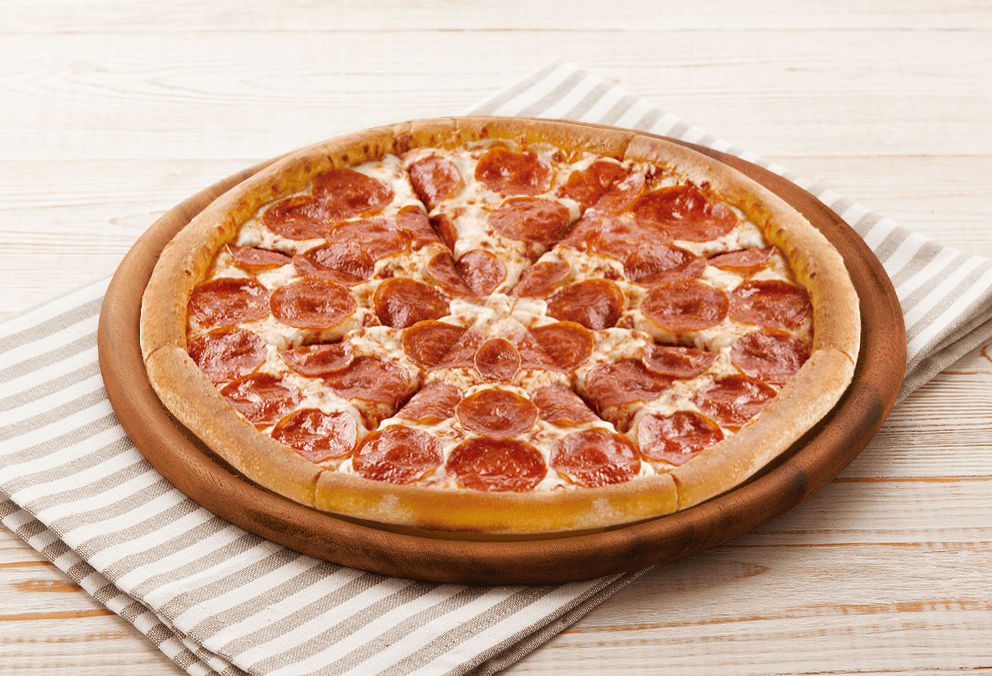 Pizza Masa Delgada Pepperoni Pizzazz