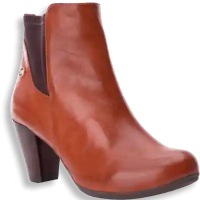 Botin sandi sintetico camel 