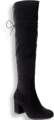 Bota sairan textil negro 
