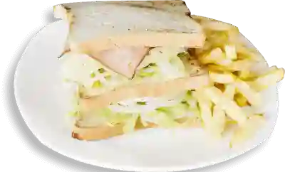 Mega Sándwich de Jamón y Queso