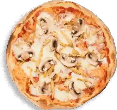 Pizza Mediana Pollo Champiñones
