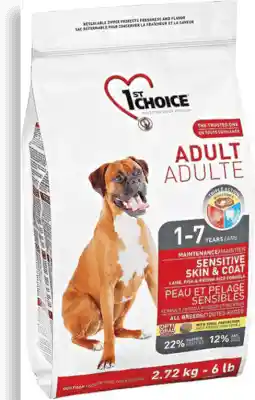 1St Choice Perro Adul Skin&Coat Bolsa Roja 2.72 Kg