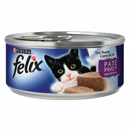 Felix pate pavo y menudencias lata 156 gr