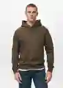 Buzo Sudadera Bono Oliva Talla S Hombre Mango