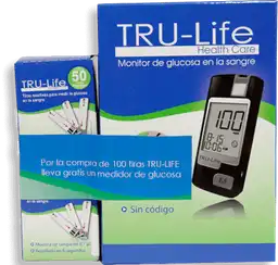 Tru-Life Kit Glucometria Health Care 