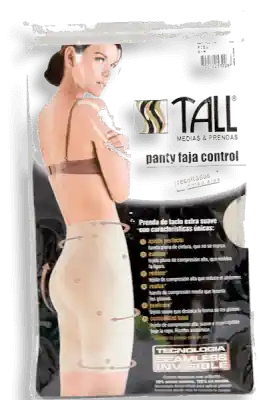 Tall Faja Control Panty A M-S Piel