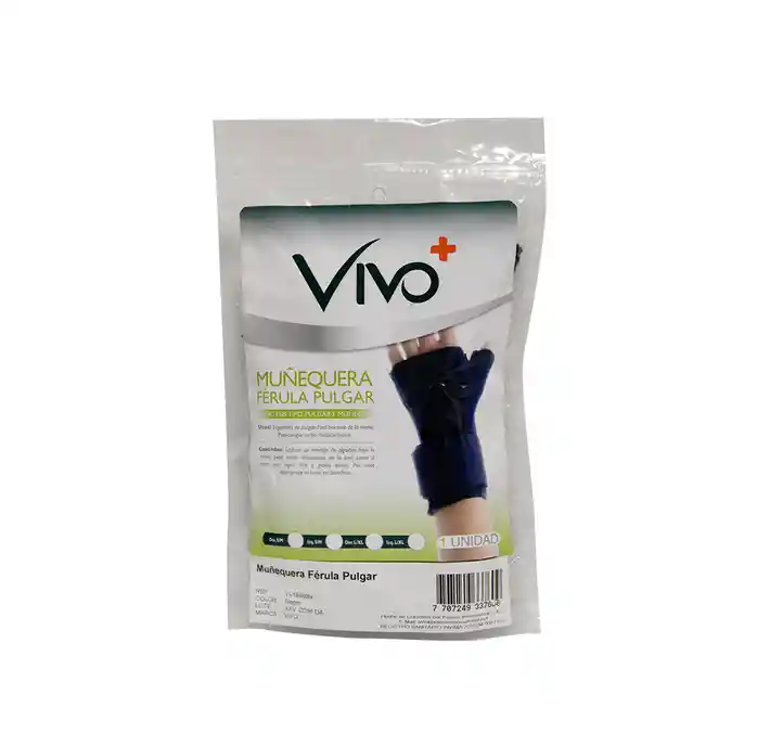 Kamex Vivo+ Muñequera Ferula Pulgar Izquierda L-Xl