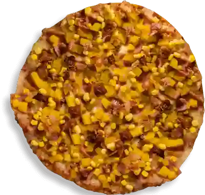 Pizza Hawaiana Maíz Tierno y Tocineta