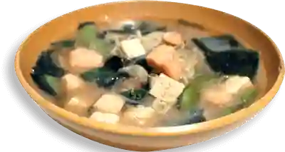 Sopa De Miso Con Salmón