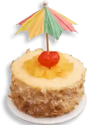 Cheesecake de Piña colada.	