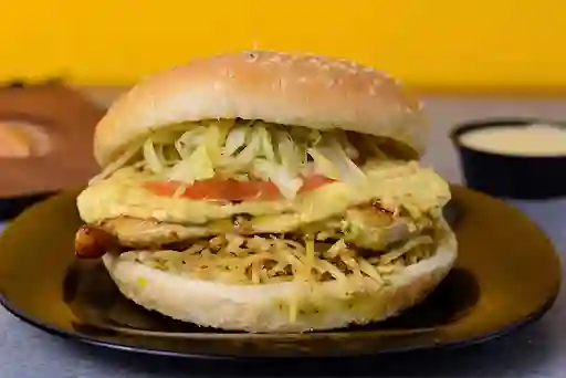 Hamburguesa Pollo Sencilla