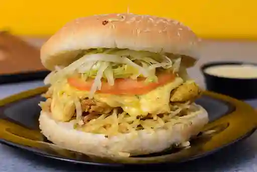 Hamburguesa Pollo Apanado