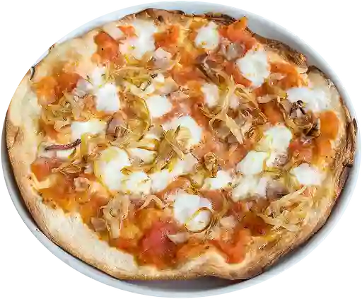 Pizzeta Tocino y Cebolla Caramelizada