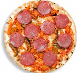 Pizza Ratatouille y Salami