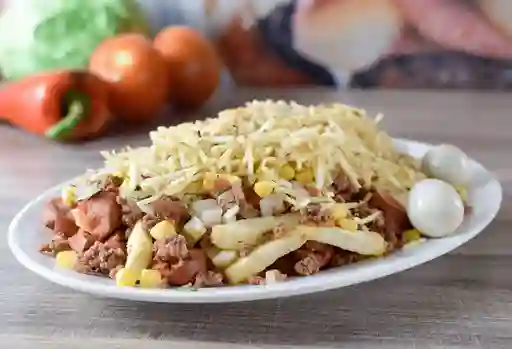 Salchipapas Especial Mexicano