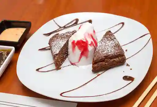 Brownie con Helado