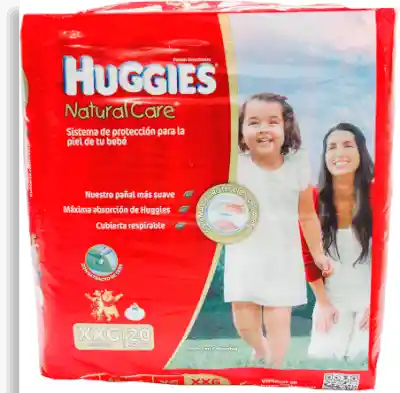 Pañales Huggies Natural Care Etapa 5 Pack con 20 Unidades