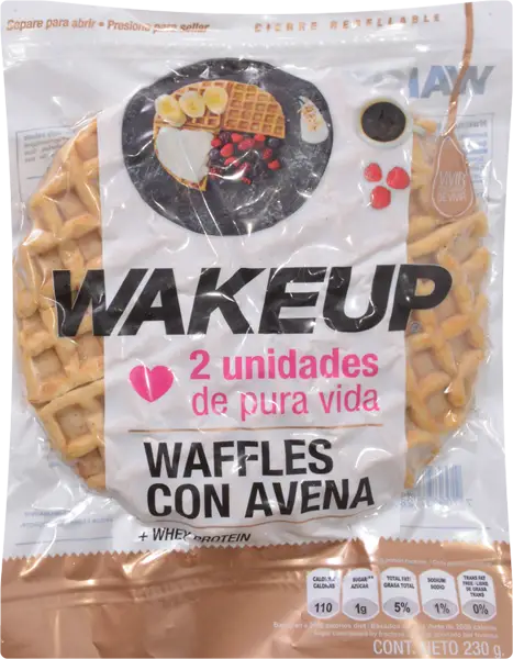 Wafles WAKEUP x 2 Ud