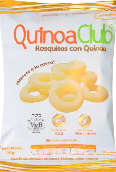 Rosquitas con Quinoa Picantes QUINOA CLUB x 15 gm