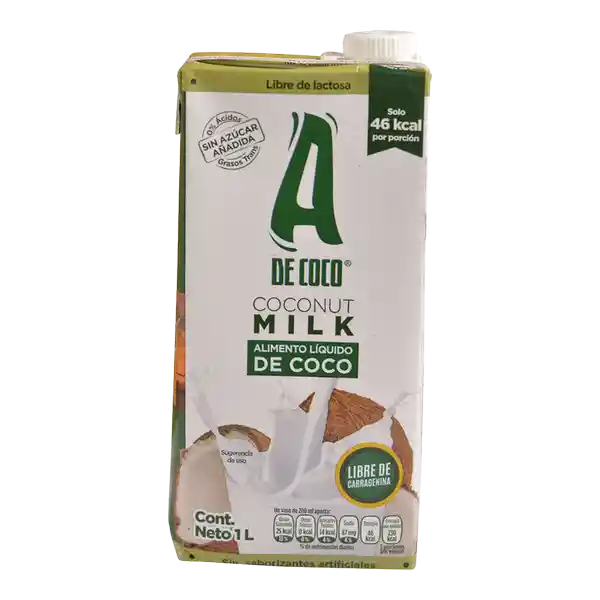 Leche De Coco X 1 L Ad Coco