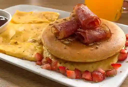 Desayuno Americano (Pancakes)
