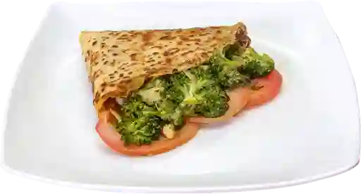 Crepe Tomate, Queso y Brocolí