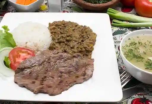 Almuerzo Casero con Carne Opción 1