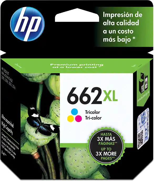 Hp Cartucho De Tinta 662Xl Tricolor Original Cz106Al