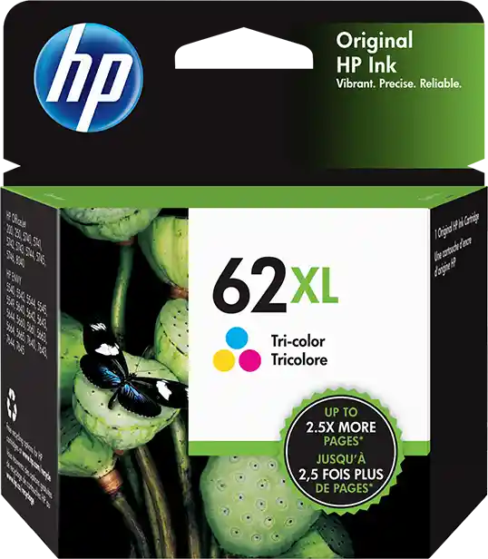 Hp Cartucho De Tinta 62Xl Original Tricolor C2P07Al
