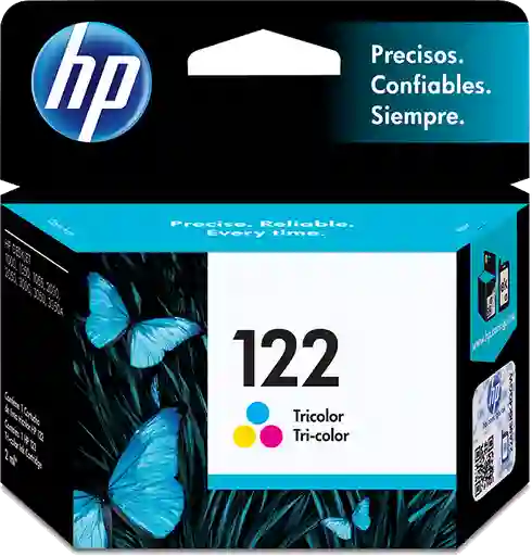 Hp Cartucho De Tinta 122 Tricolor Original Ch562Hl