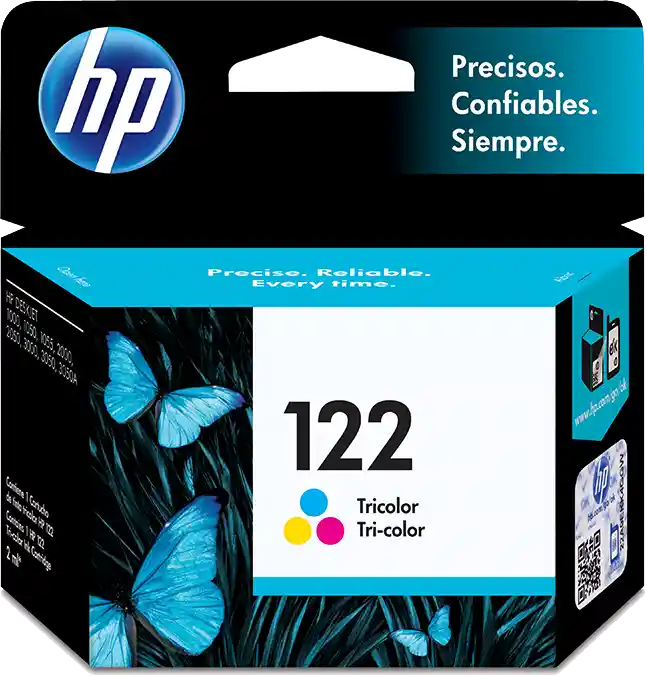 Hp Cartucho De Tinta 122 Tricolor Original Ch562Hl