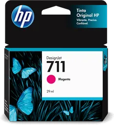 Hp Cartucho De Tinta 711 Original Magenta Cz131A