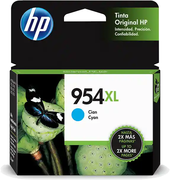 Hp Cartucho De Tinta 954Xl Cian Original L0S62Al