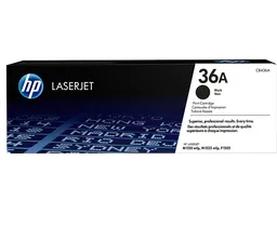Hp Cartucho Original De Tóner Negro 36A Laserjet