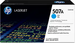 Hp Cartucho Original De Tóner Cian 507A Laserjet