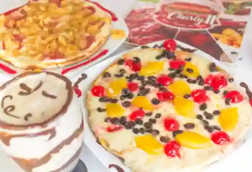 2 Pizzas Personales + Malteada