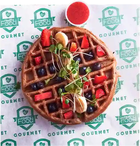 Waffles con Blueberry