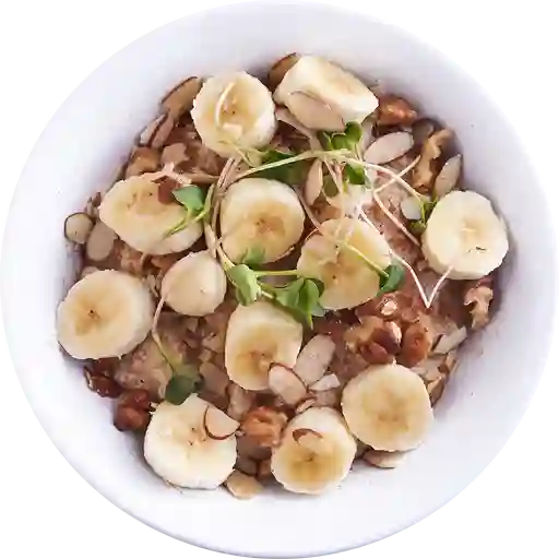 Porridge de Avena Banana Nuts