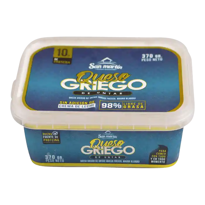 Queso Griego De Untar San Martin Natural 400 Gm