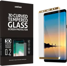 Samsung Vidrio Templado Completo Wefone Note 8 3D Dorado