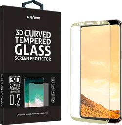 Samsung Vidrio Templado Completo Wefone S8 Plus 3D Dorado
