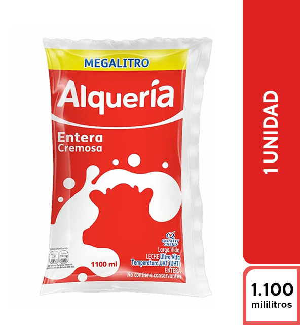 Leche Alqueria Entera 1100 ml